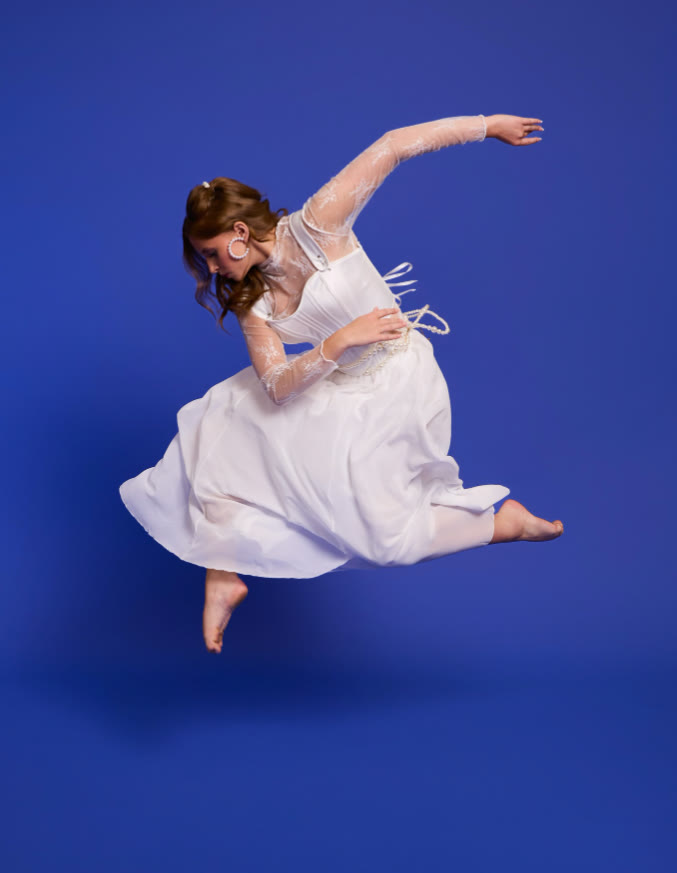 Soloist leap, studio session